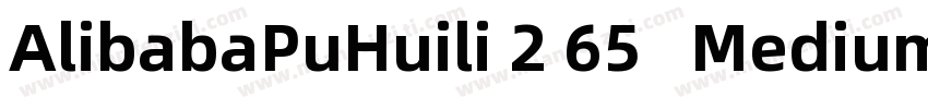 AlibabaPuHuili 2 65   Medium字体转换